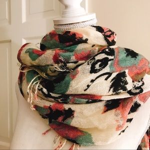 Multicolored scarf / wrap